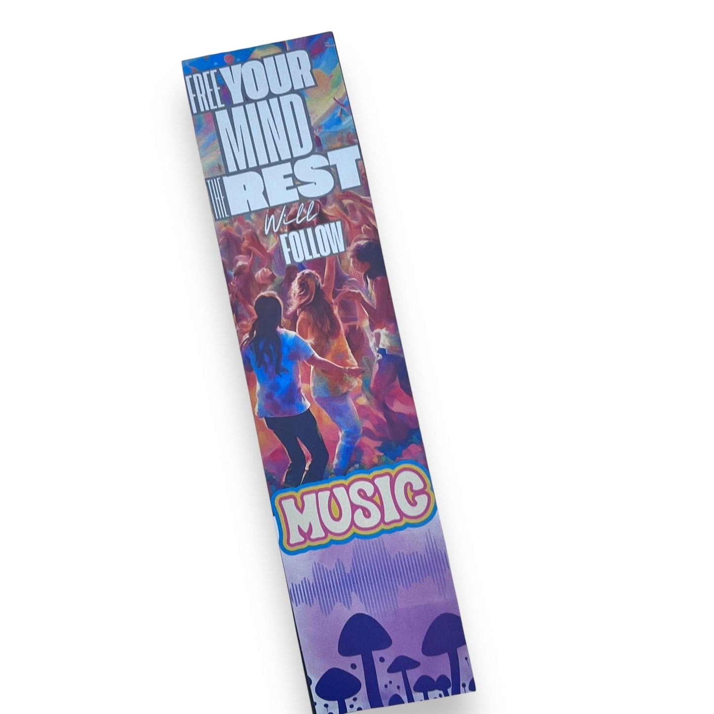 Festival Music Songwriter  Bookmark –  2x8” Reading Accessory – Music-Inspired Gift for Book Lovers – Journaling Companion