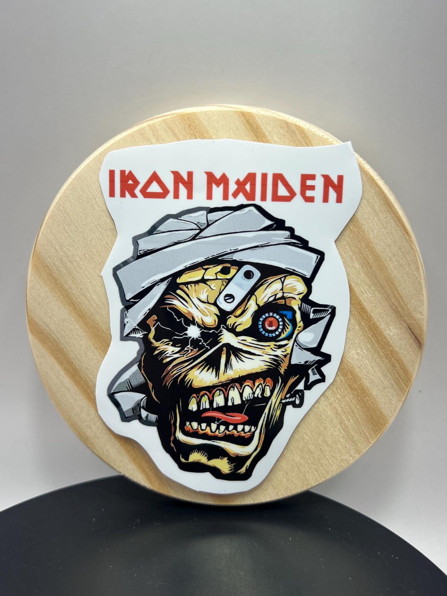 Iron Maiden Eddie Sticker - 3” Rock Band Decal - Iconic Heavy Metal Art for Fans, Laptops, Water Bottles, Scrapbooks