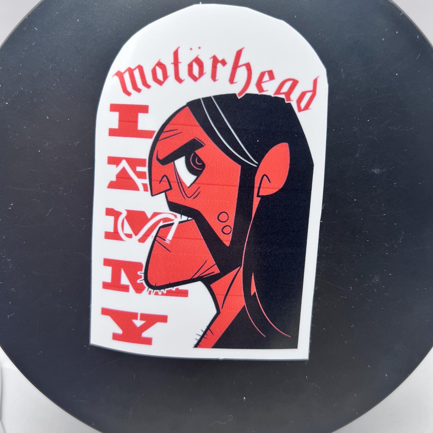 Motörhead Rock ‘n’ Roll Legend 3-Inch Decal – Celebrate Memories of Lemmy – Perfect for Water Bottles, Laptops, or Music Fan Gifts