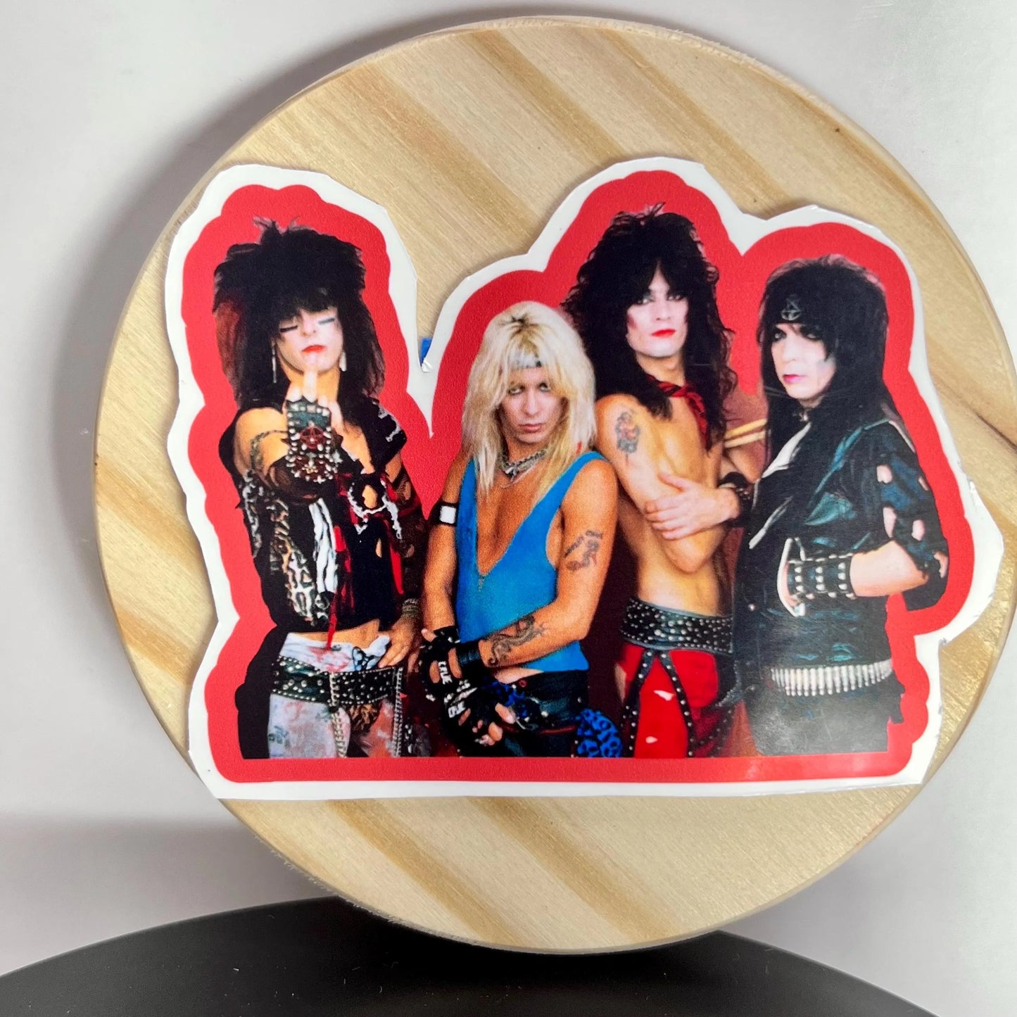 Motley Crue Shout at the Devil Sticker 3” Decal 1980s Rock Band Merch Retro Vinyl Laptop Water Bottle Scrapbook Gift for Fans