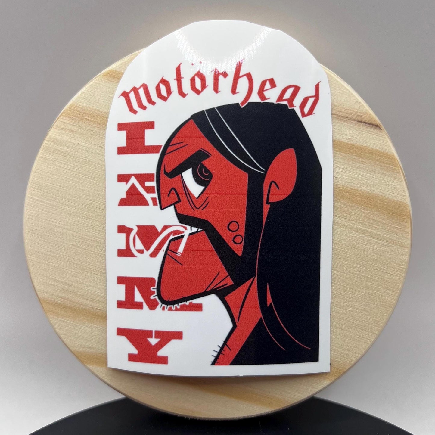 Motörhead Rock ‘n’ Roll Legend 3-Inch Decal – Celebrate Memories of Lemmy – Perfect for Water Bottles, Laptops, or Music Fan Gifts