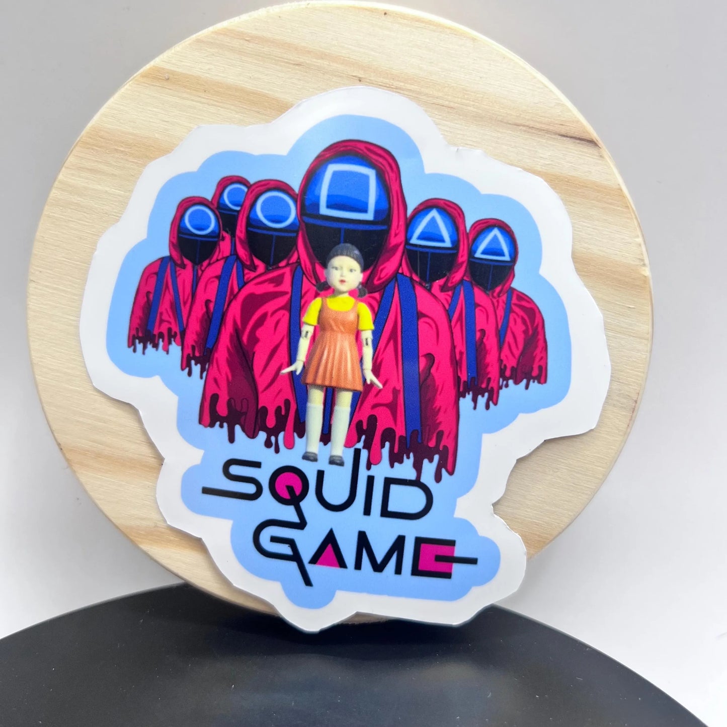 Squid Game Sticker / XO Men / Little Girl from Squid Game / Want to Play Squid Game Decal / 3"